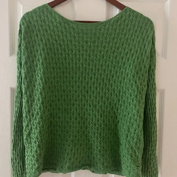 Sezane Adela Cardigan Bright Green - Size S - Picture 4 of 6